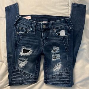 True Religion Halle mid rise super skinny